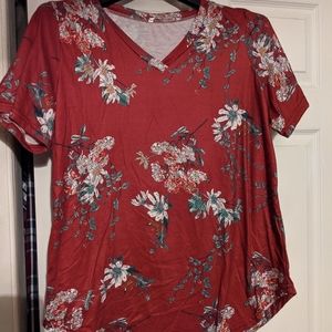 Floral tee